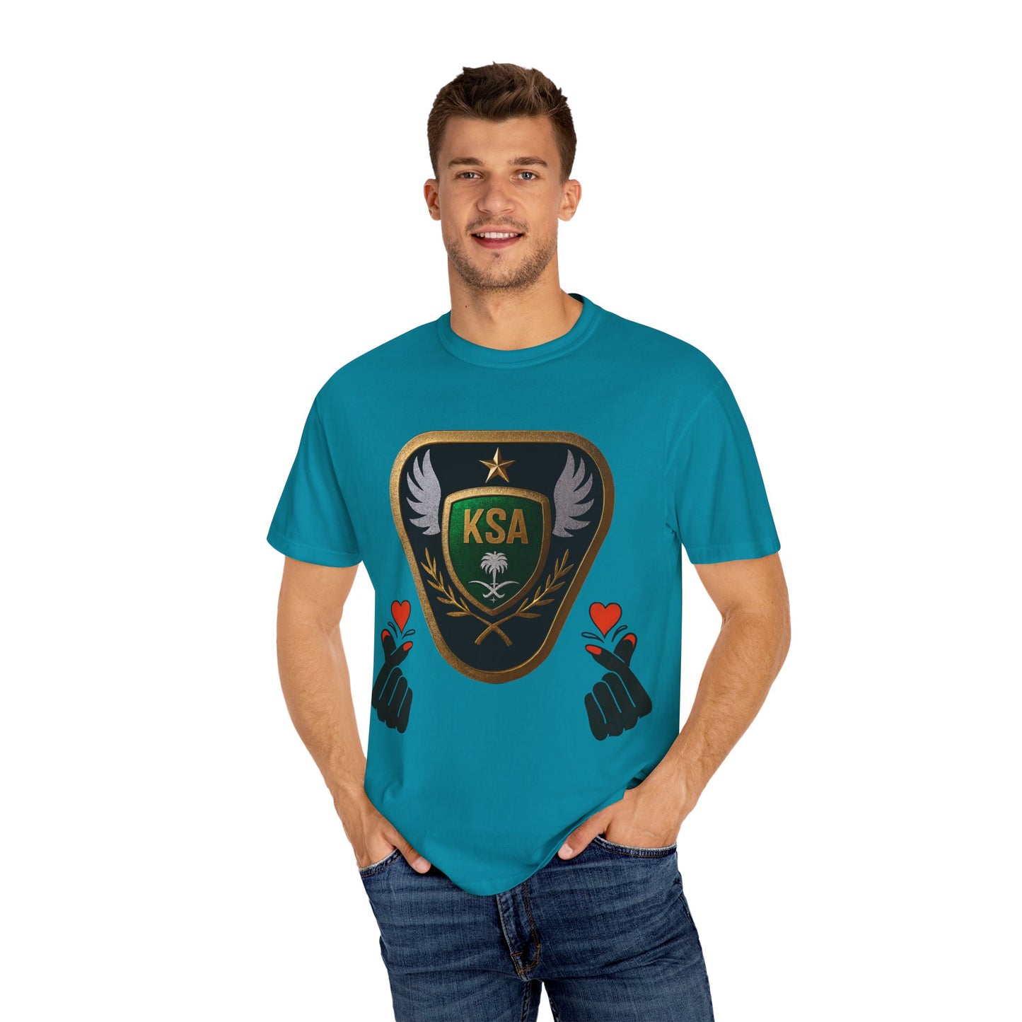 KSA Emblem Unisex T-Shirt, Casual Tee, Gift for Her/Him, Funny Shirt, Everyday Wear, Unique Graphic Top