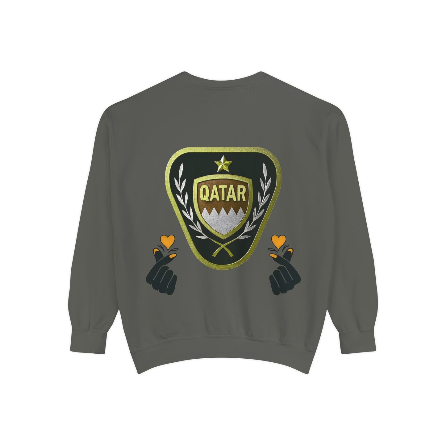 Qatar-Inspired Unisex Sweatshirt | Cozy Fashion for Sports Fans, Travel Lovers, Gift for Holidays, Casual Wear
