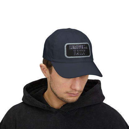 Stylish Classic Dad Cap with LUX Embroidery, Adjustable Baseball Hat, Perfect Gift for Fathers and Men, Casual Style for Any Occasion