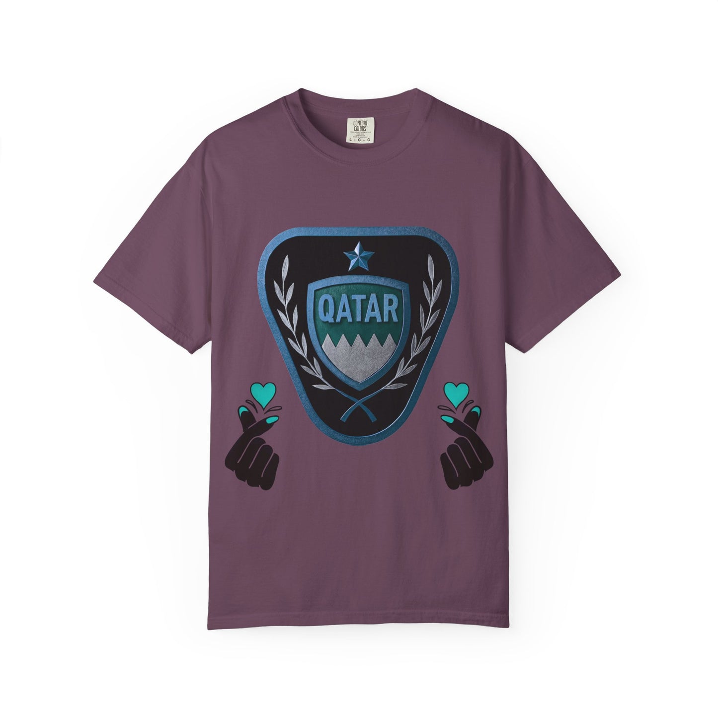 Qatar Pride Unisex T-Shirt, Casual Wear, Sports Event Shirt, Travel Souvenir, Gift for Fans