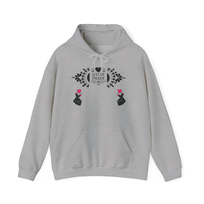 Pride Hooded Sweatshirt, Unisex  Qatar Pride Sweatshirt, Pride Gift, Festival Clothing