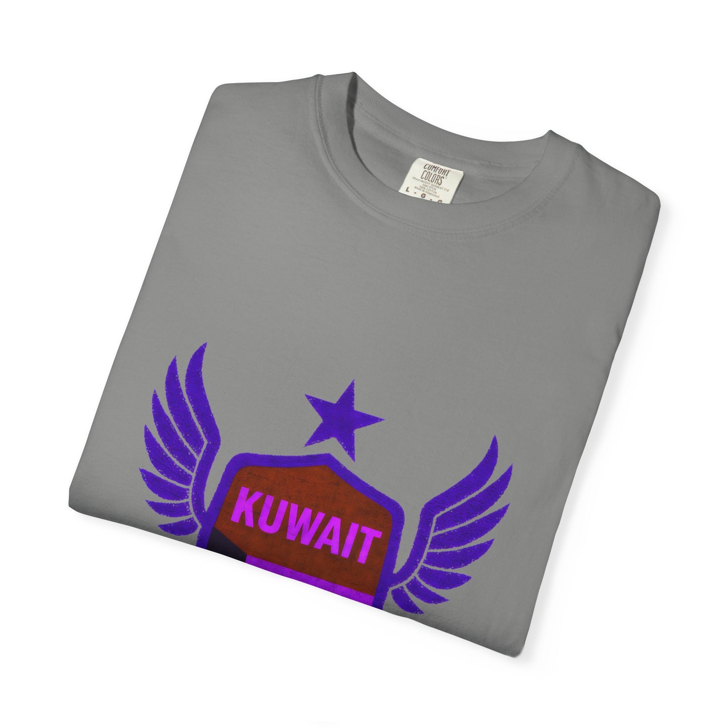 Kuwait Pride Unisex T-Shirt, Garment-Dyed Tee, LGBTQ+ Support Shirt, Casual Wear, Gift for Pride Month, Statement Fashion