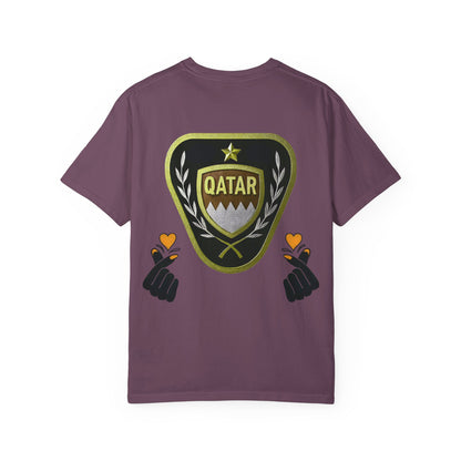 Qatar Pride Unisex T-Shirt, Casual Wear, Sports Event Shirt, Travel Souvenir, Gift for Fans
