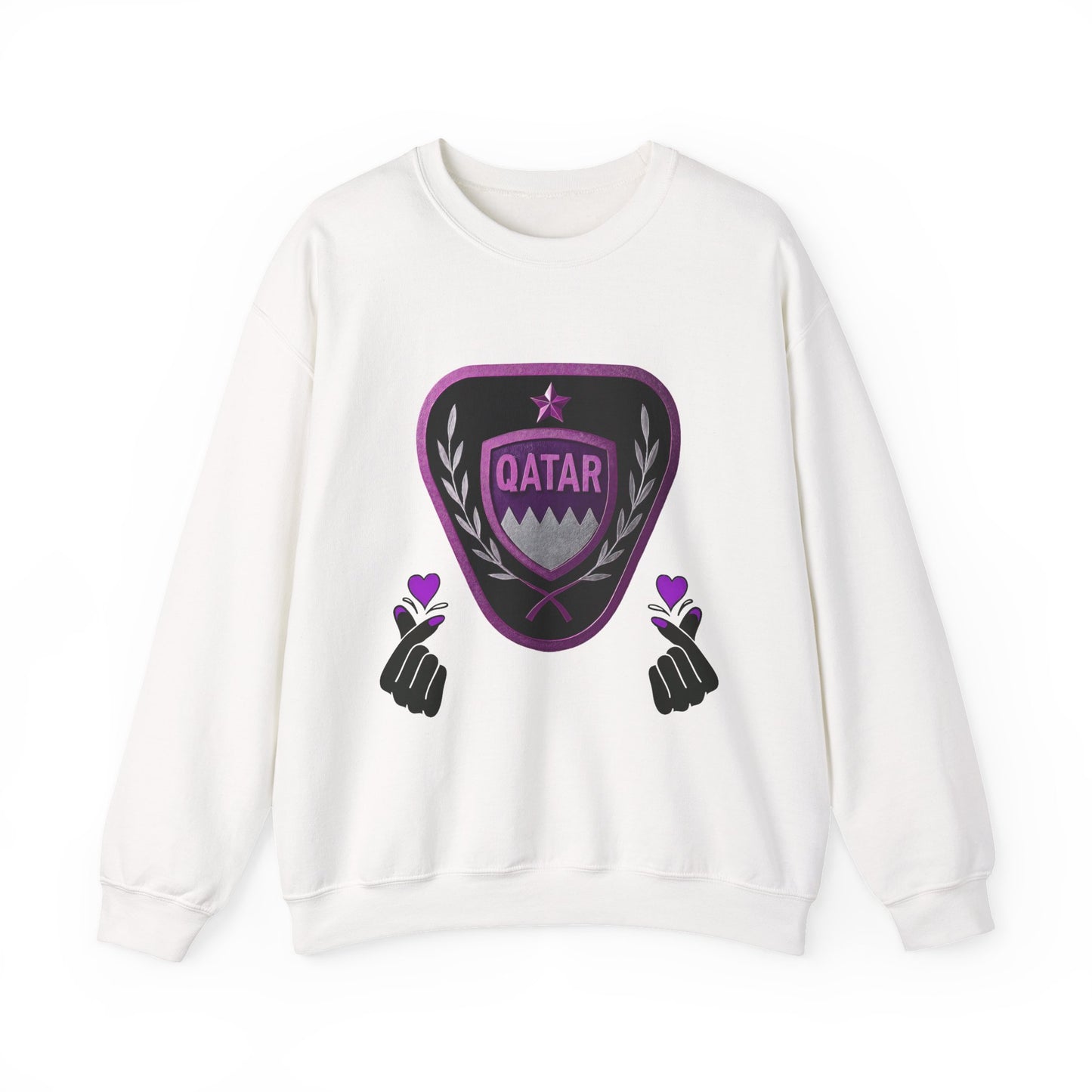 Unisex Sweatshirt qatra Love and Pride Design