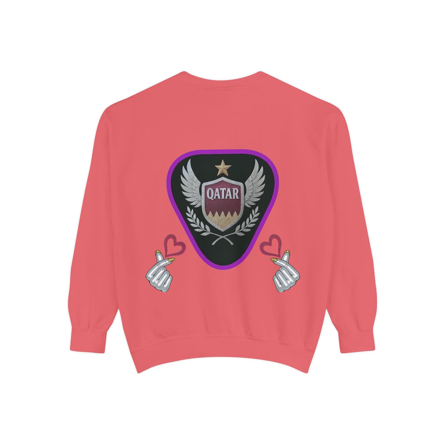 Qatar-Inspired Unisex Sweatshirt, Cozy Gift for Sports Fans, Stylish Casualwear, Travel Apparel, Souvenir from Qatar