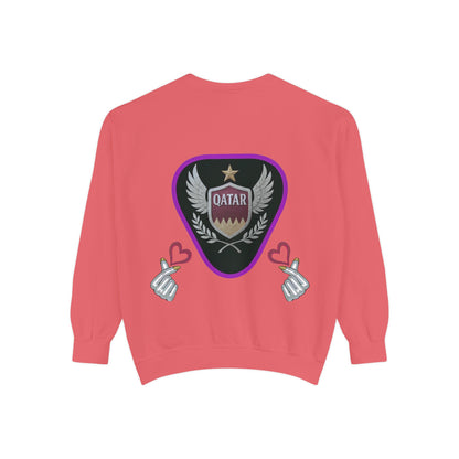 Qatar-Inspired Unisex Sweatshirt, Cozy Gift for Sports Fans, Stylish Casualwear, Travel Apparel, Souvenir from Qatar