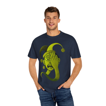 Garment-Dyed T-shirt 'i can't see' Design