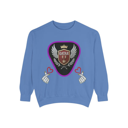 Qatar-Inspired Unisex Sweatshirt, Cozy Gift for Sports Fans, Stylish Casualwear, Travel Apparel, Souvenir from Qatar