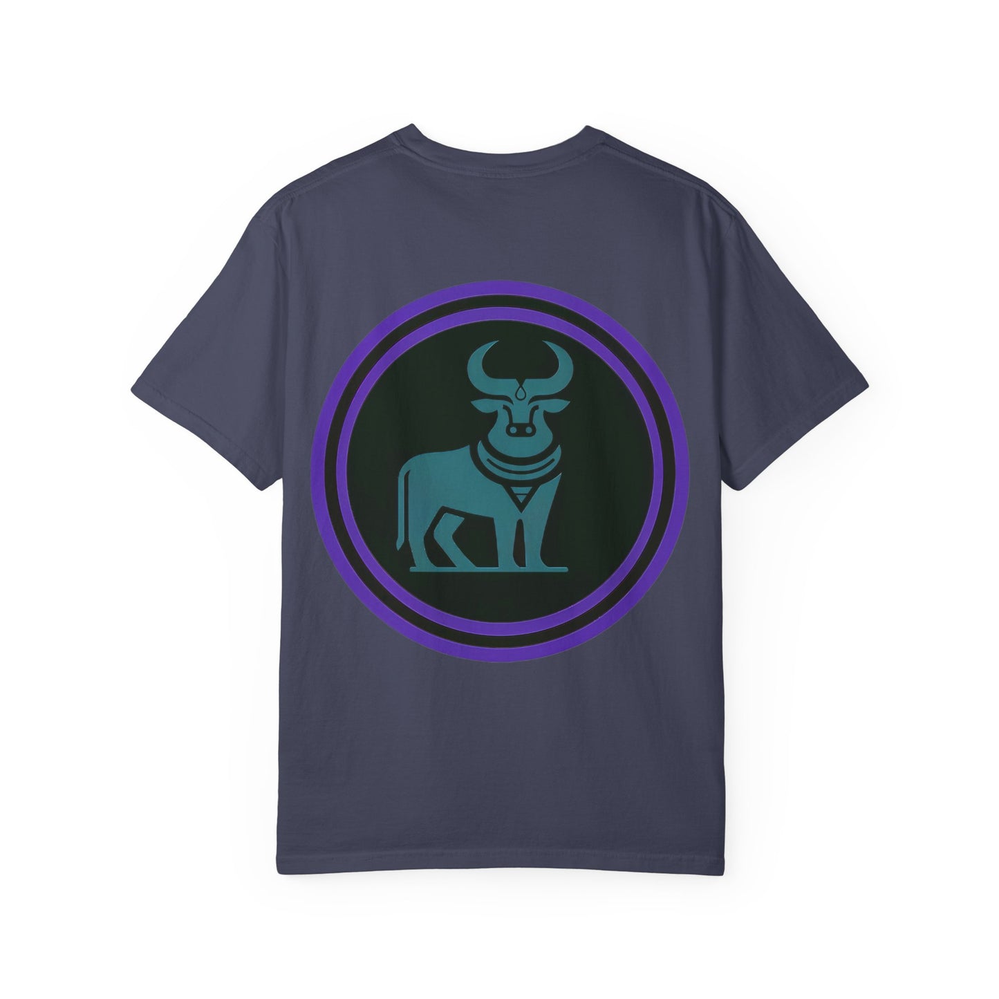 FISH BONE AND BULLS T-Shirt - Vintage Unisex Garment-Dyed Tee