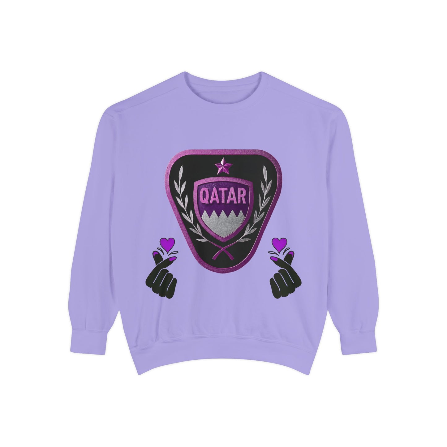 Qatar-Inspired Unisex Sweatshirt | Cozy Fashion for Sports Fans, Travel Lovers, Gift for Holidays, Casual Wear