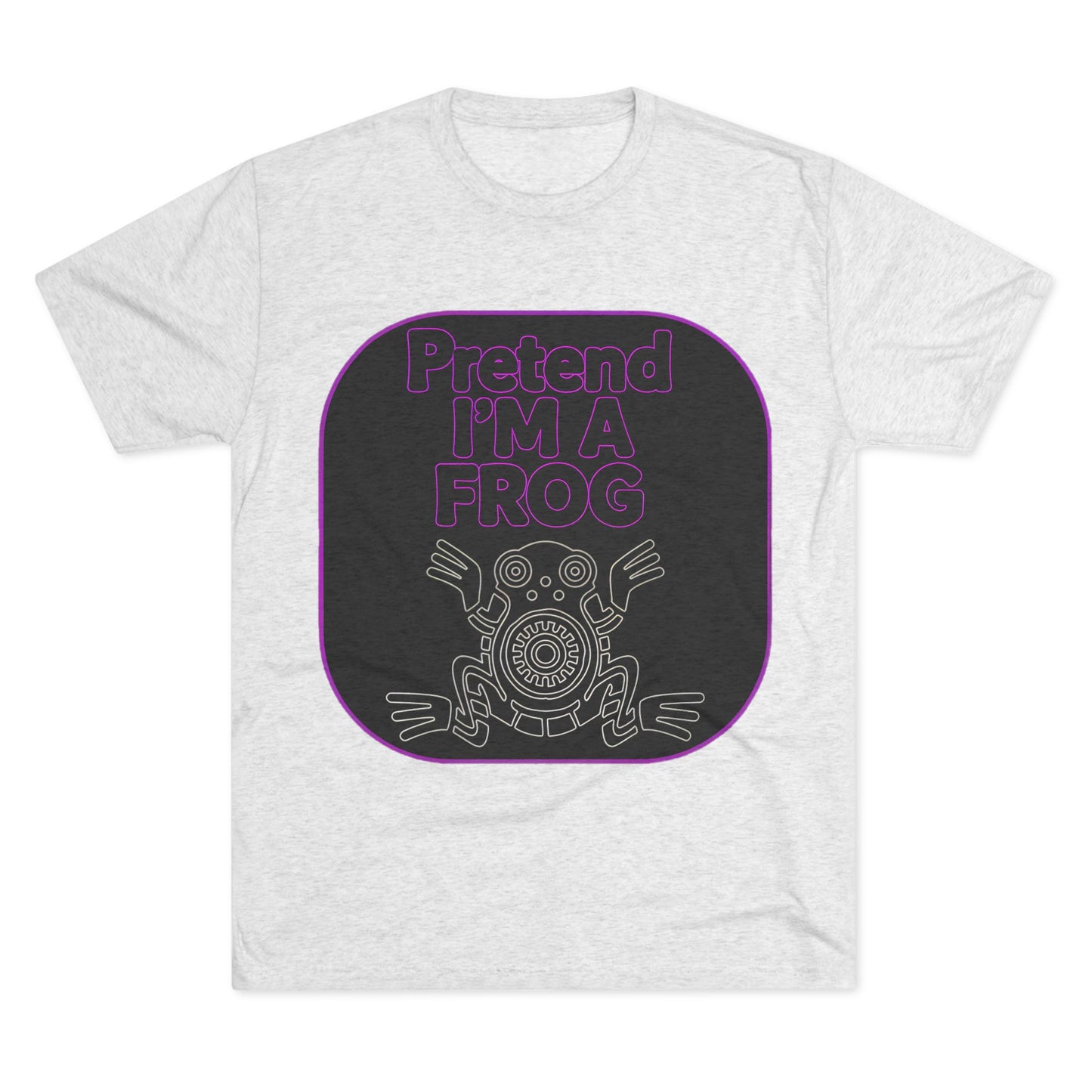 Funny Frog Unisex Tee - Pretend I Am a Frog Design