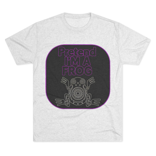 Funny Frog Unisex Tee - Pretend I Am a Frog Design