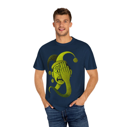 Garment-Dyed T-shirt 'i can't see' Design