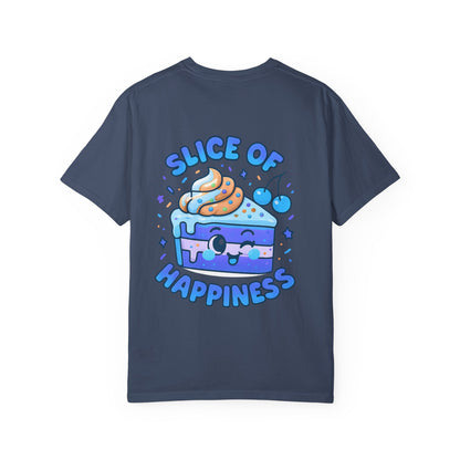 Colorful Slice of Happiness T-Shirt, Cute Dessert Tee, Unisex Graphic Tee, Sweet Gift for Foodies, Fun Casual Wear