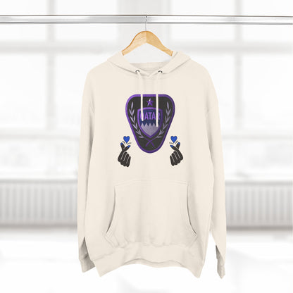 Fleece Hoodie - Qatar Love Design