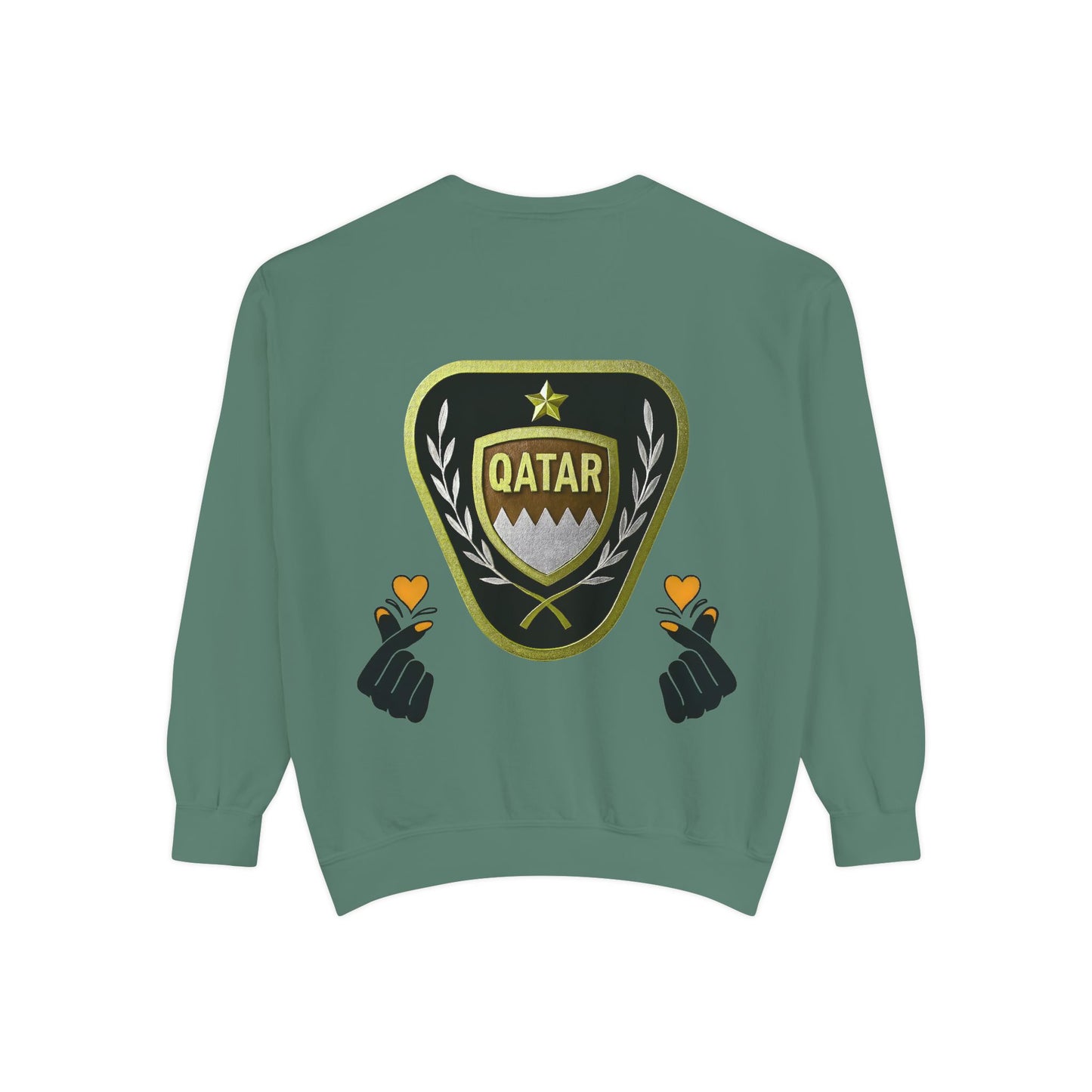 Qatar-Inspired Unisex Sweatshirt | Cozy Fashion for Sports Fans, Travel Lovers, Gift for Holidays, Casual Wear