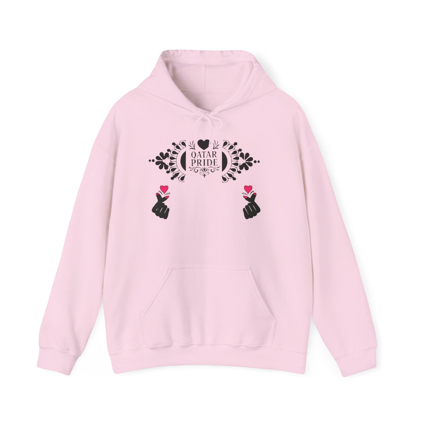 Pride Hooded Sweatshirt, Unisex  Qatar Pride Sweatshirt, Pride Gift, Festival Clothing