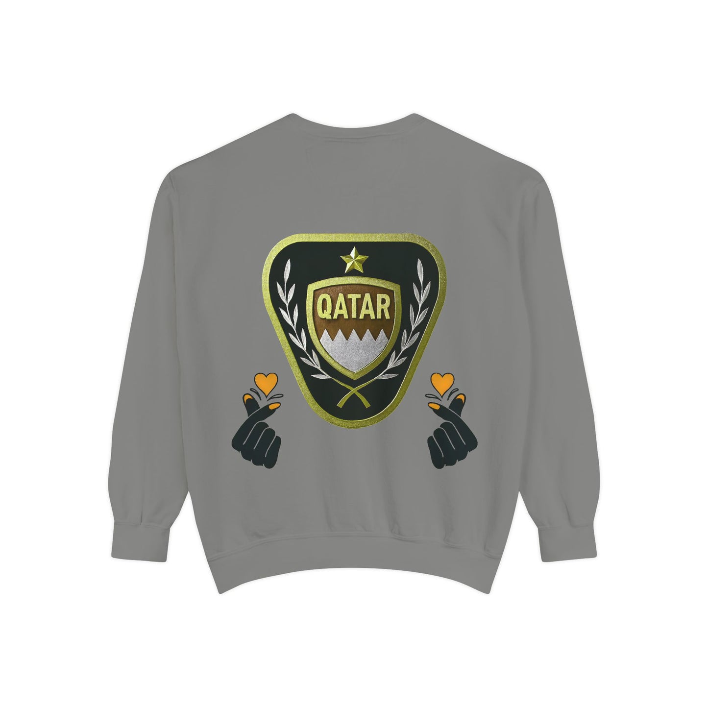 Qatar-Inspired Unisex Sweatshirt | Cozy Fashion for Sports Fans, Travel Lovers, Gift for Holidays, Casual Wear