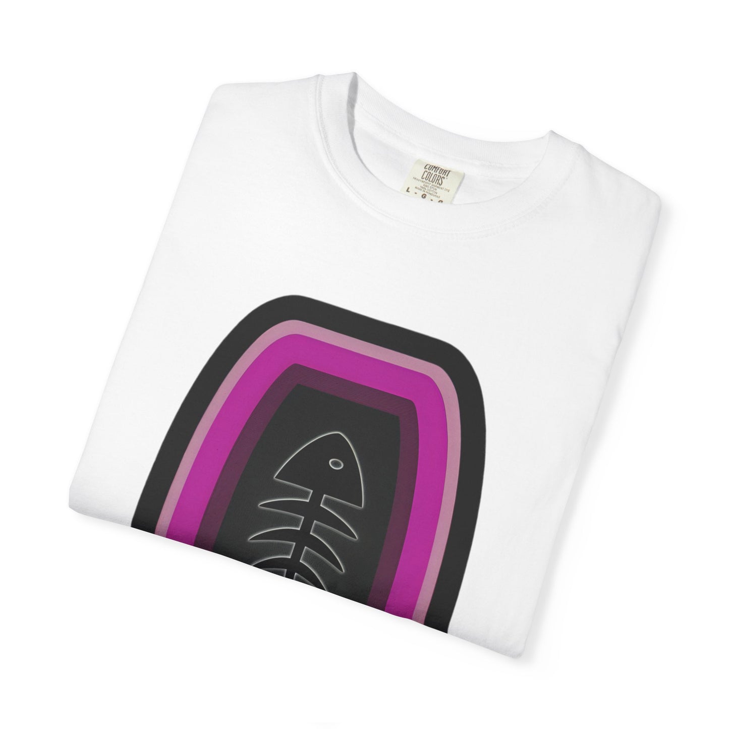 FISH BONE AND BULLS T-Shirt - Vintage Unisex Garment-Dyed Tee