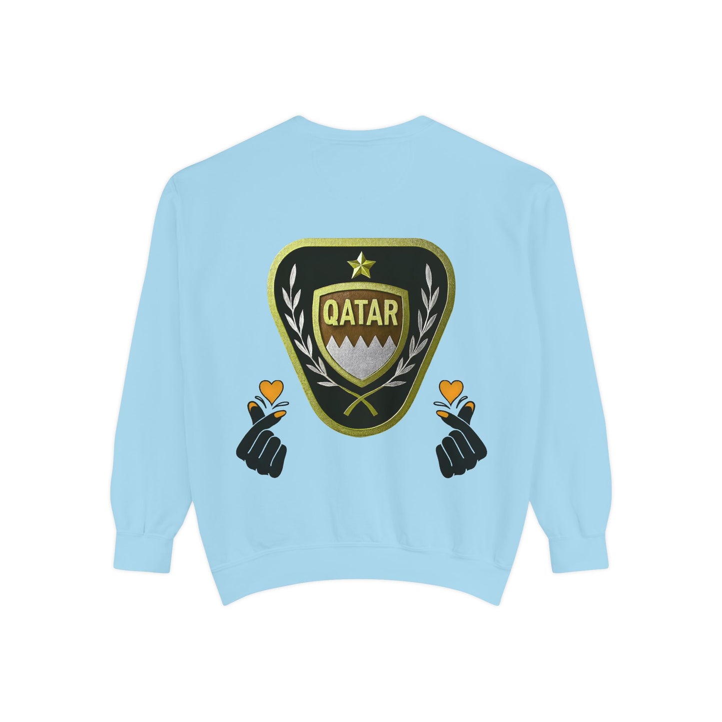Qatar-Inspired Unisex Sweatshirt | Cozy Fashion for Sports Fans, Travel Lovers, Gift for Holidays, Casual Wear