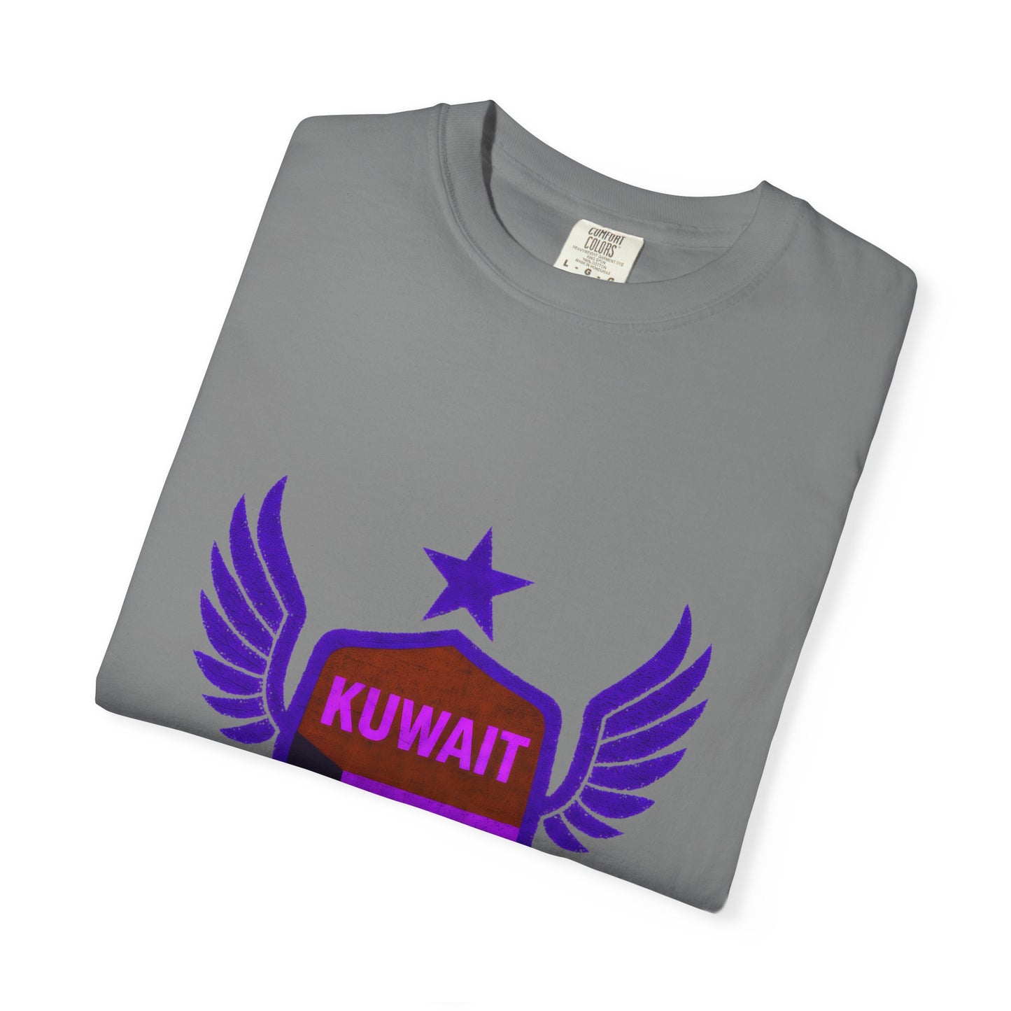 Kuwait Pride Unisex T-Shirt, Garment-Dyed Tee, LGBTQ+ Support Shirt, Casual Wear, Gift for Pride Month, Statement Fashion