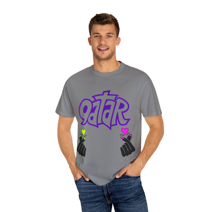 Colorful Qatar Graphic T-Shirt | Unisex Casual Wear, Travel Souvenir, Street Style, Unique Gift, Summer Wardrobe Essential