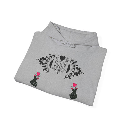 Pride Hooded Sweatshirt, Unisex  Qatar Pride Sweatshirt, Pride Gift, Festival Clothing