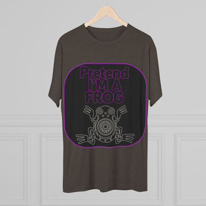 Funny Frog Unisex Tee - Pretend I Am a Frog Design