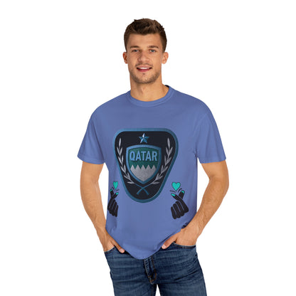 Qatar Pride Unisex T-Shirt, Casual Wear, Sports Event Shirt, Travel Souvenir, Gift for Fans