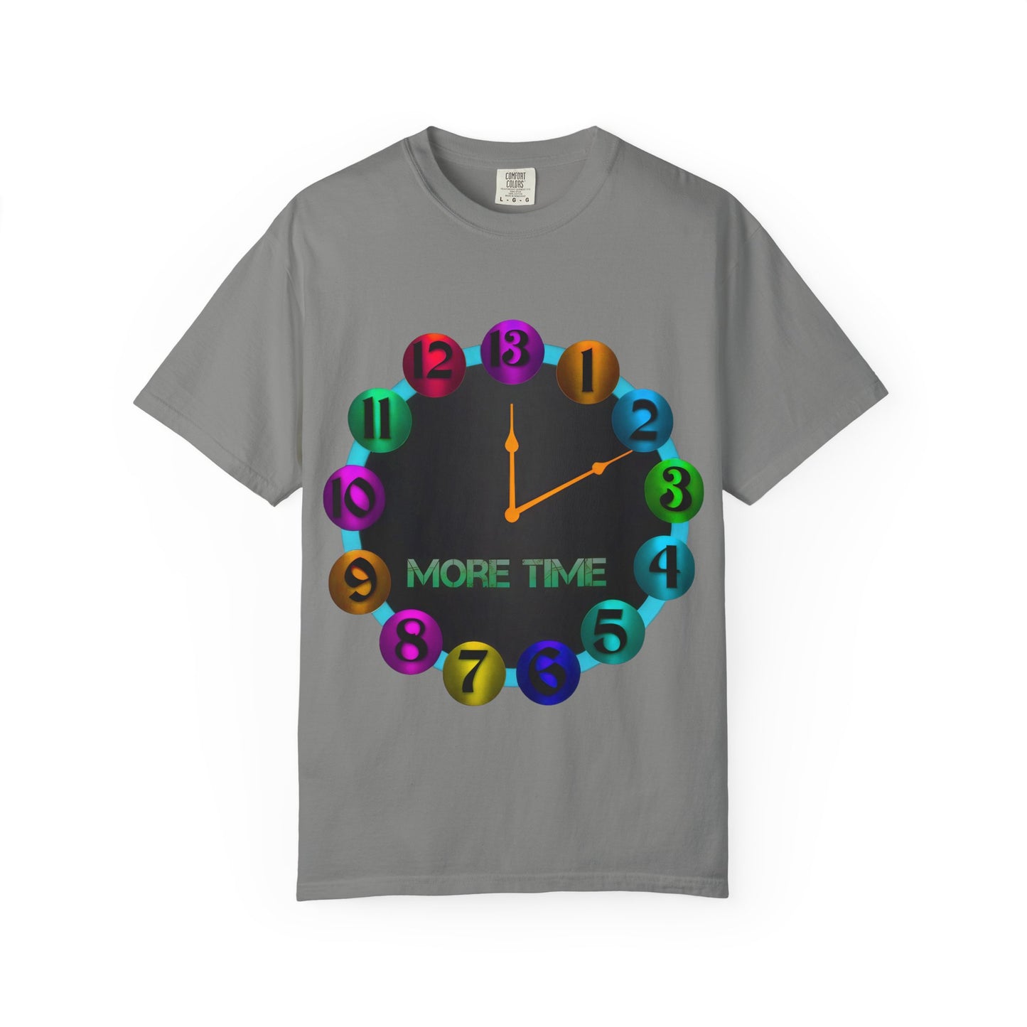Garment-Dyed T-shirt - MORE TIME Graphic Tee