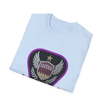 Qatar Pride Unisex Softstyle T-Shirt, Casual Wear, Sports Apparel, Gift for Fans, Travel Souvenir, Unique Design