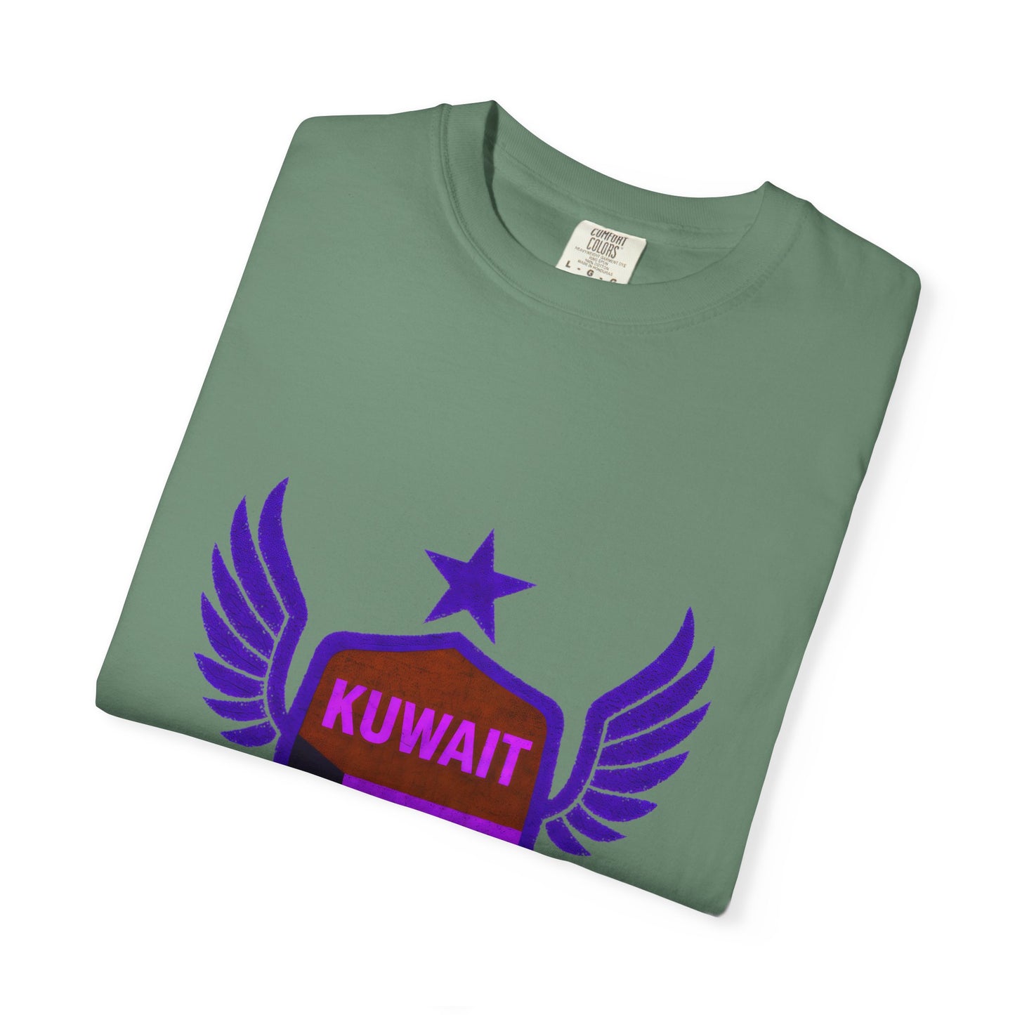 Kuwait Pride Unisex T-Shirt, Garment-Dyed Tee, LGBTQ+ Support Shirt, Casual Wear, Gift for Pride Month, Statement Fashion