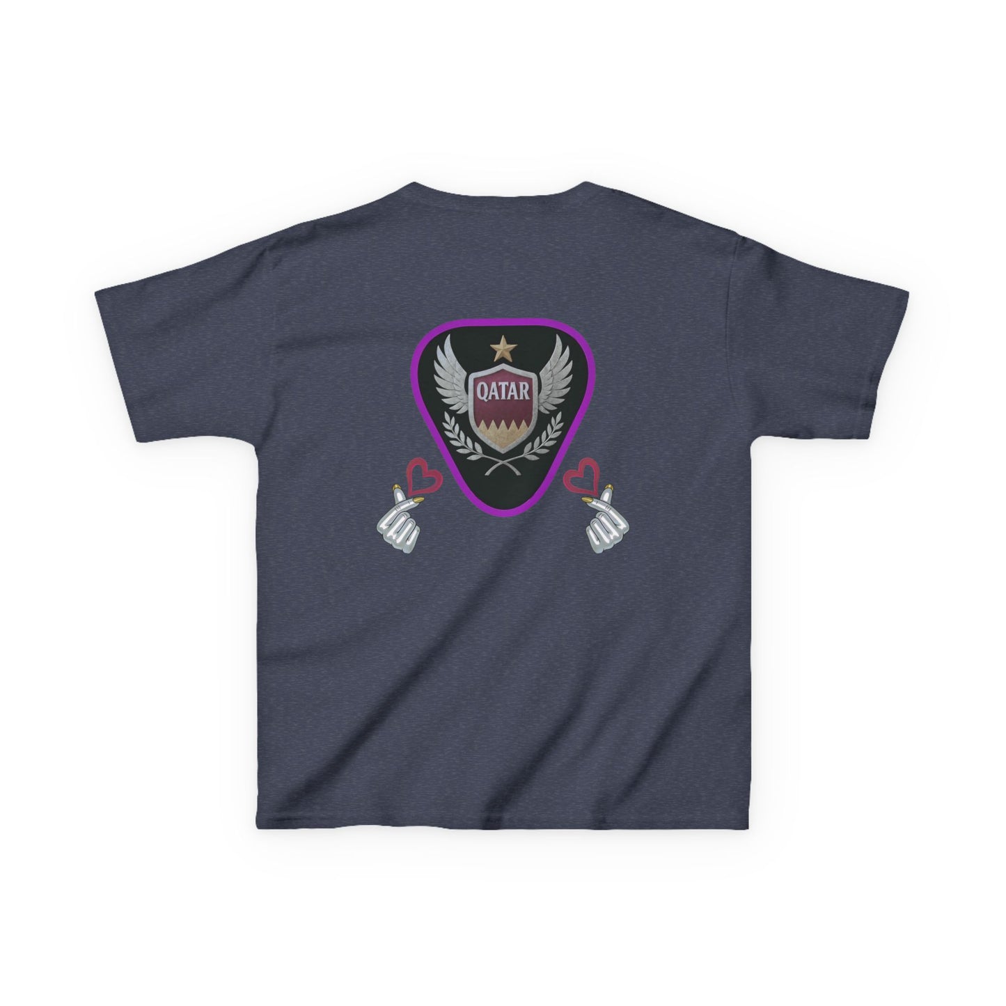 Kids' Fun Graphic Tee, Casual Kids T-Shirt, Cute Kids Top, Qatar Themed Shirt, Gift for Young Fans