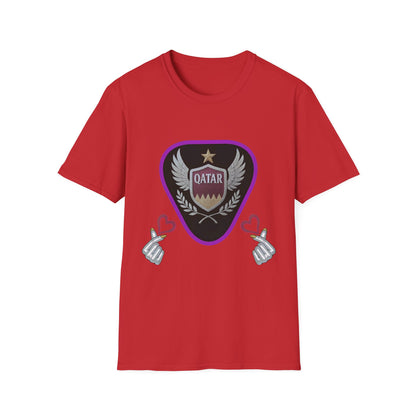 Qatar Pride Unisex Softstyle T-Shirt, Casual Wear, Sports Apparel, Gift for Fans, Travel Souvenir, Unique Design