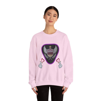 Qatar Pride Crewneck Sweatshirt, Unisex Casual Style, Perfect Gift for Sports Fans, Birthday or National Day Celebration, Cozy [...]