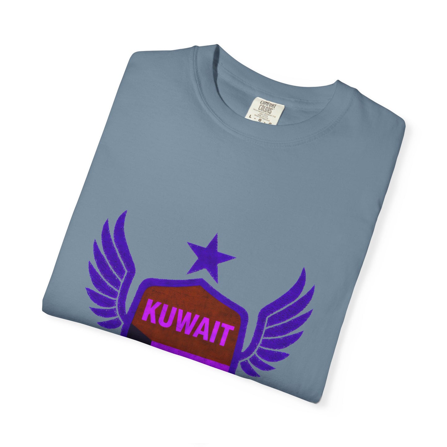 Kuwait Pride Unisex T-Shirt, Garment-Dyed Tee, LGBTQ+ Support Shirt, Casual Wear, Gift for Pride Month, Statement Fashion