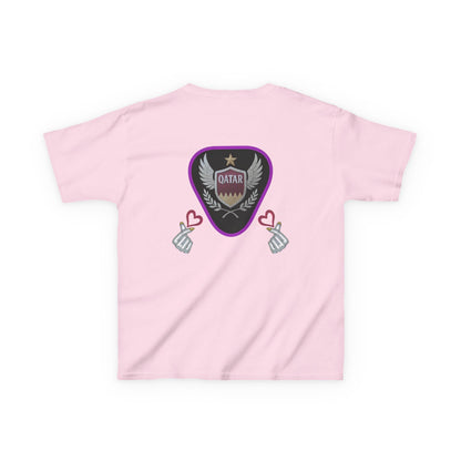 Kids' Fun Graphic Tee, Casual Kids T-Shirt, Cute Kids Top, Qatar Themed Shirt, Gift for Young Fans