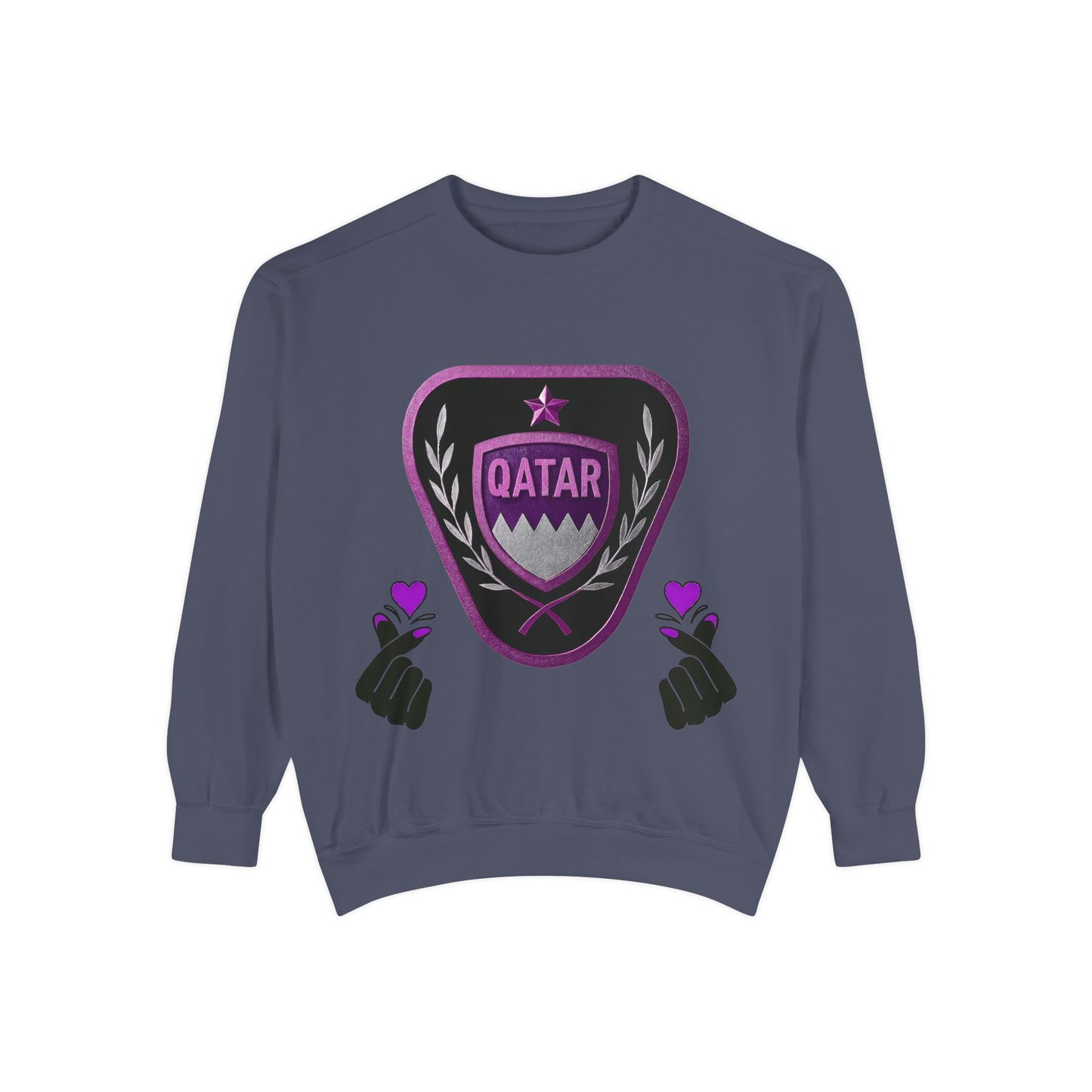 Qatar-Inspired Unisex Sweatshirt | Cozy Fashion for Sports Fans, Travel Lovers, Gift for Holidays, Casual Wear