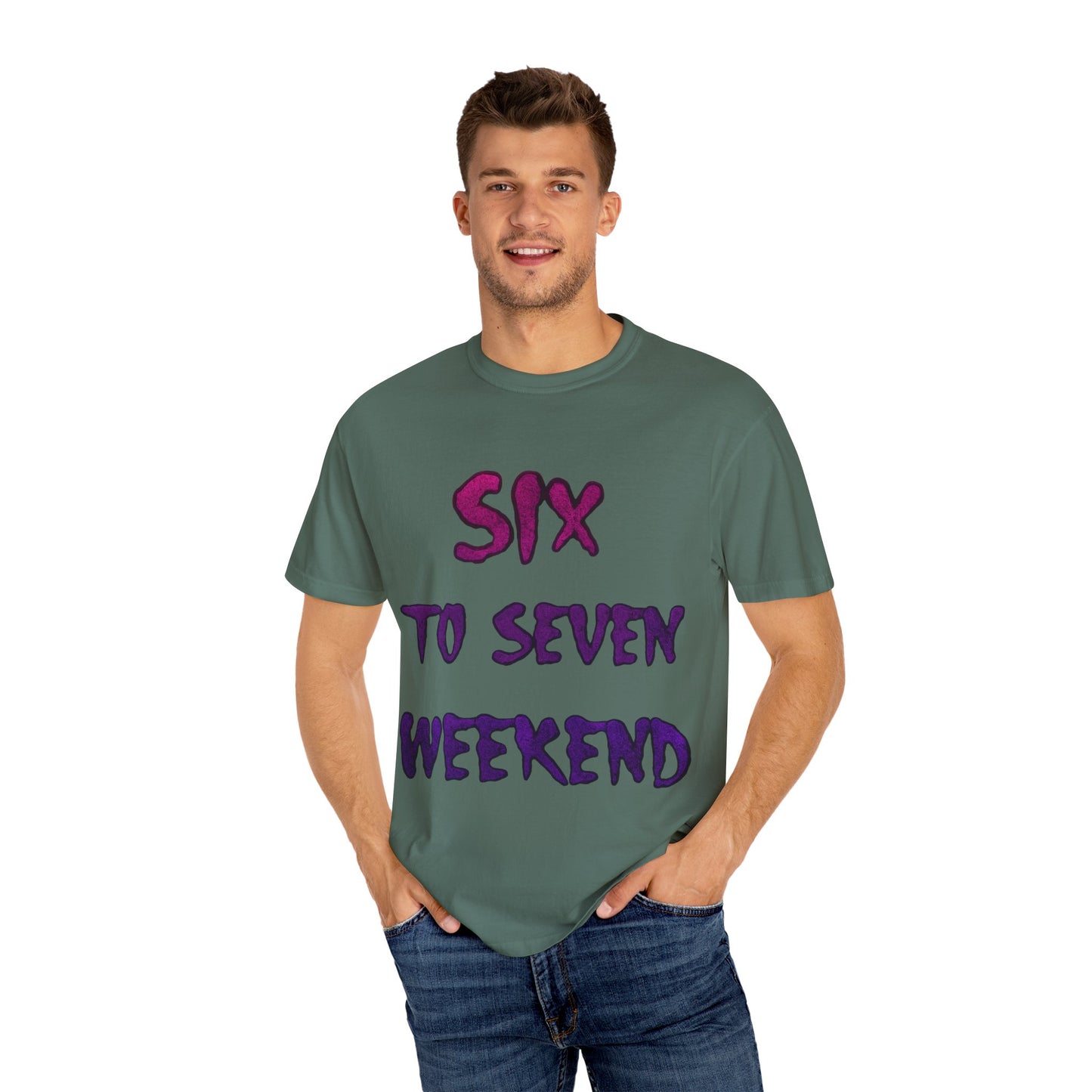 Unisex T-shirt 6-7 WEEKEND Garment-Dyed Tee