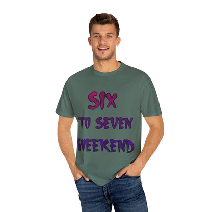 Unisex T-shirt 6-7 WEEKEND Garment-Dyed Tee