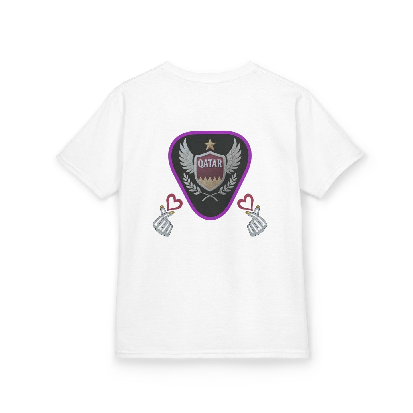 Kids' Fun Graphic Tee, Casual Kids T-Shirt, Cute Kids Top, Qatar Themed Shirt, Gift for Young Fans