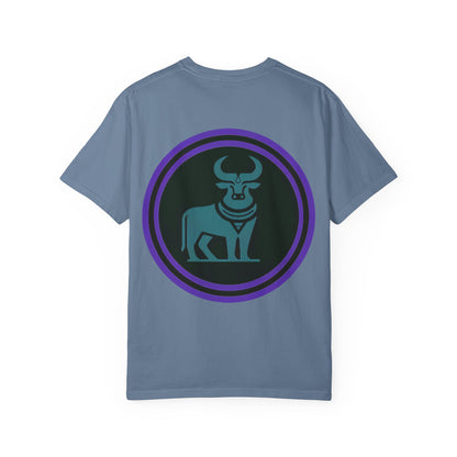FISH BONE AND BULLS T-Shirt - Vintage Unisex Garment-Dyed Tee
