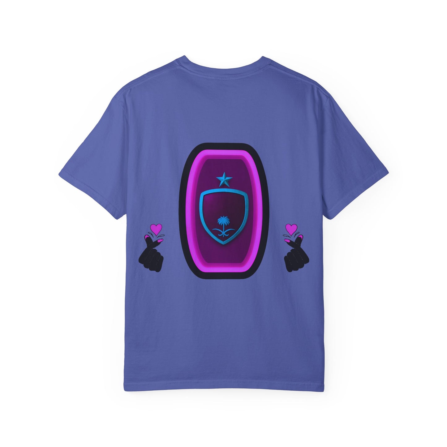 KSA Inspired Unisex Garment-Dyed T-shirt | Casual Style Tee, Graphic Shirt, Unique Design, Gift for Fans, Summer Fashion