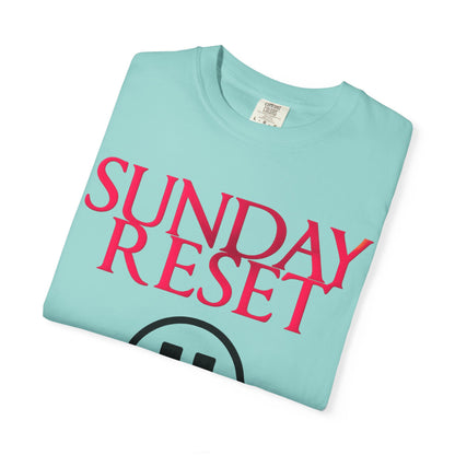 T-Shirt Sunday Reset Unisex Garment-Dyed