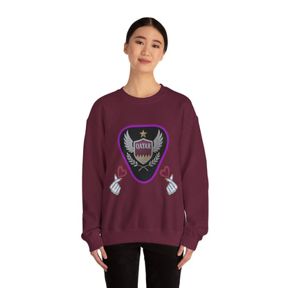 Qatar Pride Crewneck Sweatshirt, Unisex Casual Style, Perfect Gift for Sports Fans, Birthday or National Day Celebration, Cozy [...]