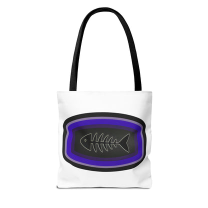 Fish Skeleton Tote Bag - Unique Design for Fishing Enthusiasts