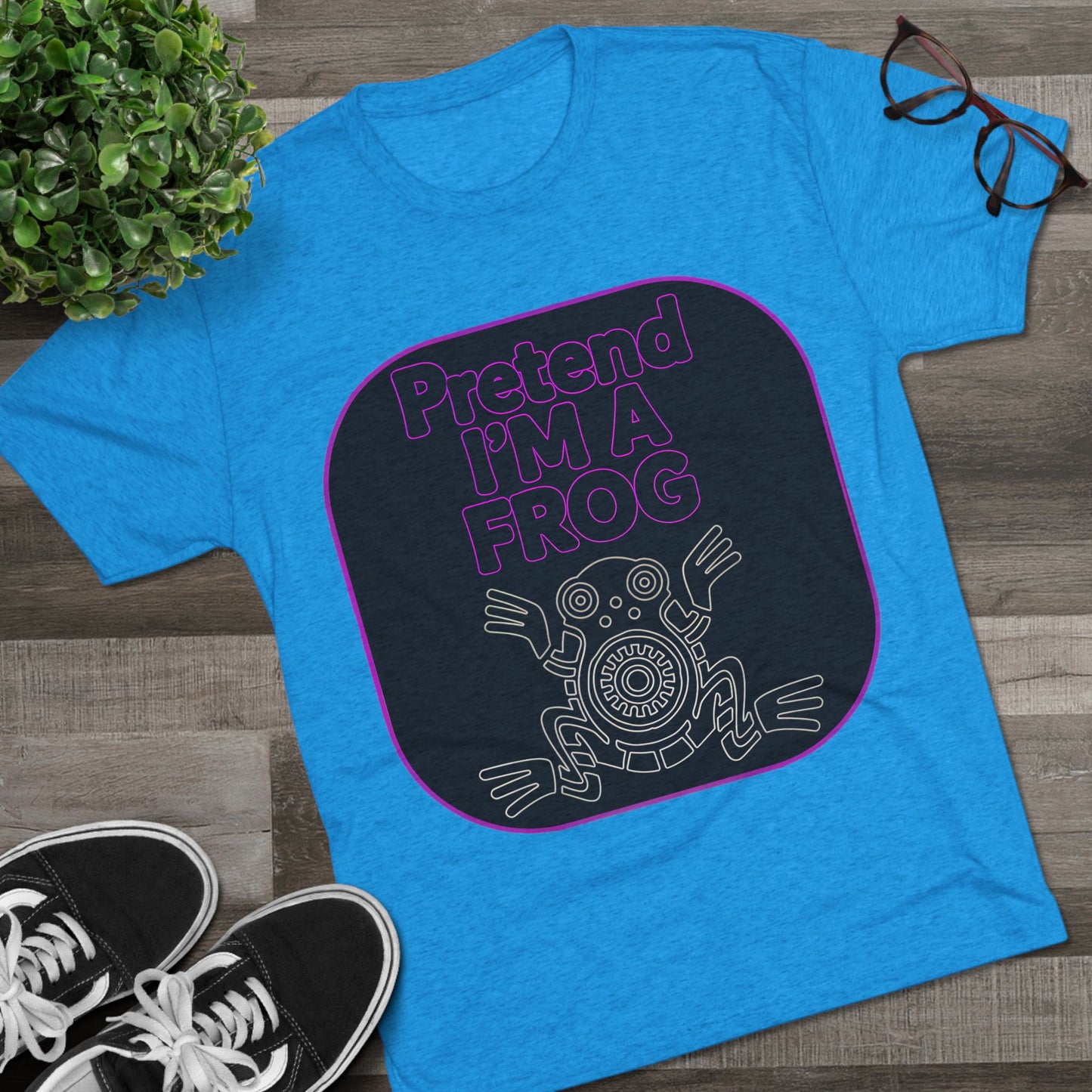 Funny Frog Unisex Tee - Pretend I Am a Frog Design