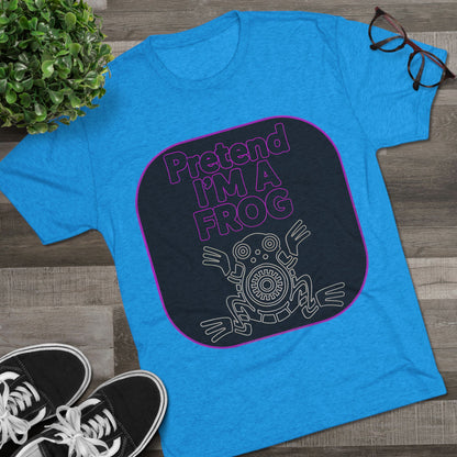 Funny Frog Unisex Tee - Pretend I Am a Frog Design