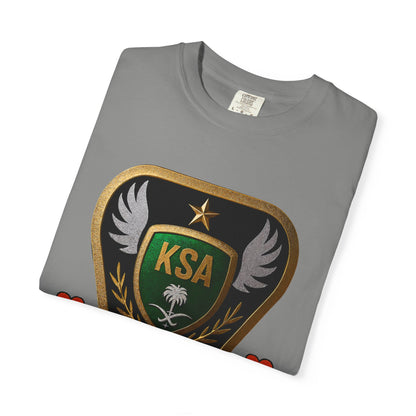 KSA Emblem Unisex T-Shirt, Casual Tee, Gift for Her/Him, Funny Shirt, Everyday Wear, Unique Graphic Top