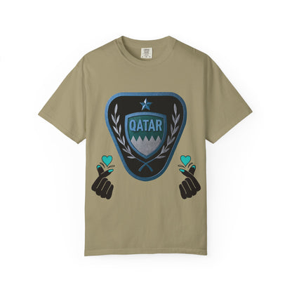 Qatar Pride Unisex T-Shirt, Casual Wear, Sports Event Shirt, Travel Souvenir, Gift for Fans